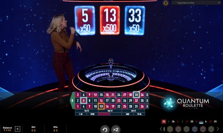 Quantum Roulette Multipliers