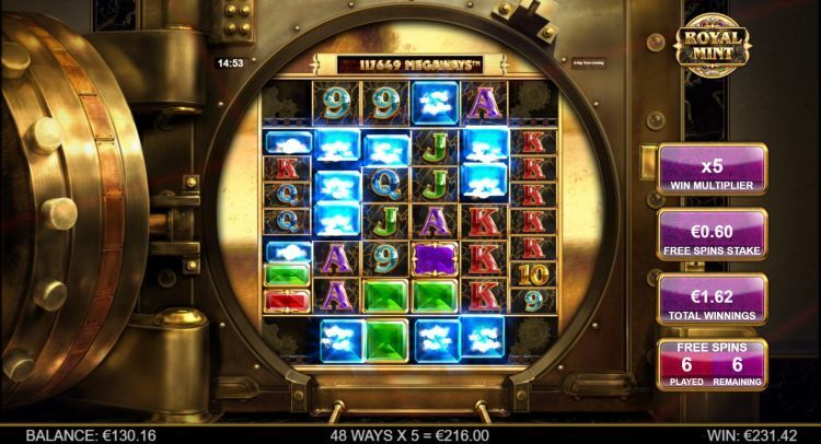 Royal Mint Megaways online slot Free Spins