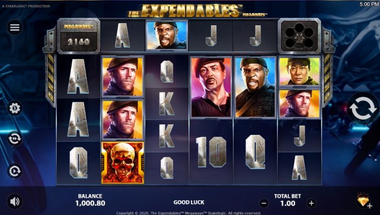 The Expendables Megaways Stakelogic slot