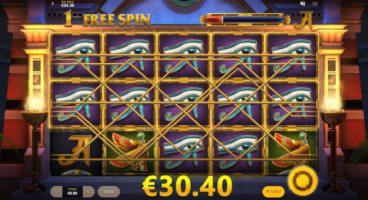 Wings of Ra slot Red Tiger bonus win