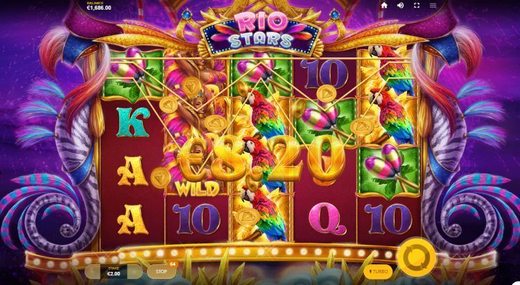 Rio Stars gokkast bonus gameplay