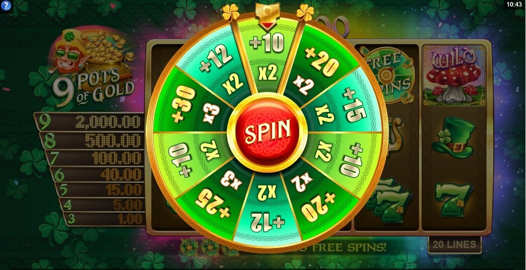 9 pots of gold slot