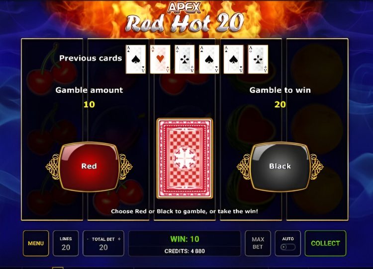 Apex Red Hot 20 online slot
