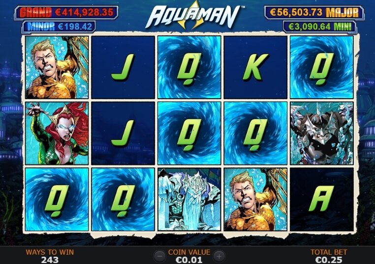 Aquaman online slot