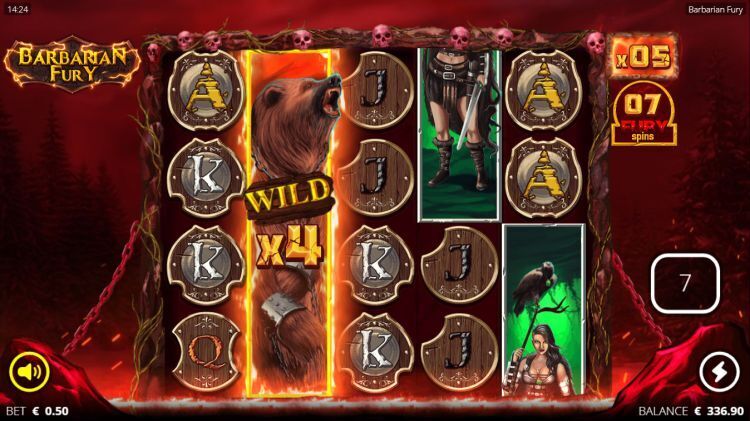Barbarian Fury slot Free Spins