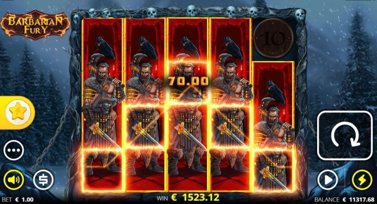 Barbarian Fury slot mega win