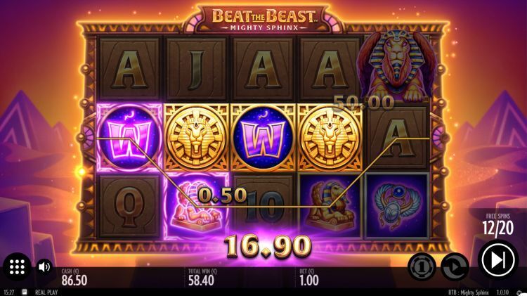 Beat The Beast: Mighty Sphinx slot Free Spins bonus