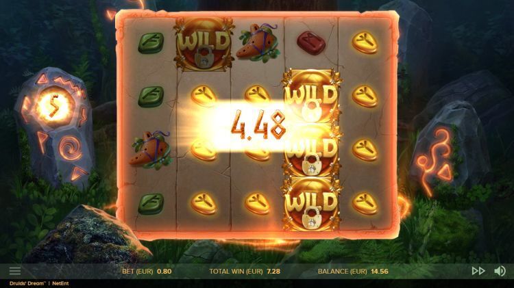Druids Dream netent free spins win