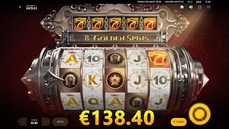 Golden Cryptex slot Free Spins bonus