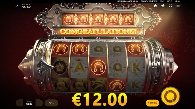 Golden Cryptex online slot gameplay
