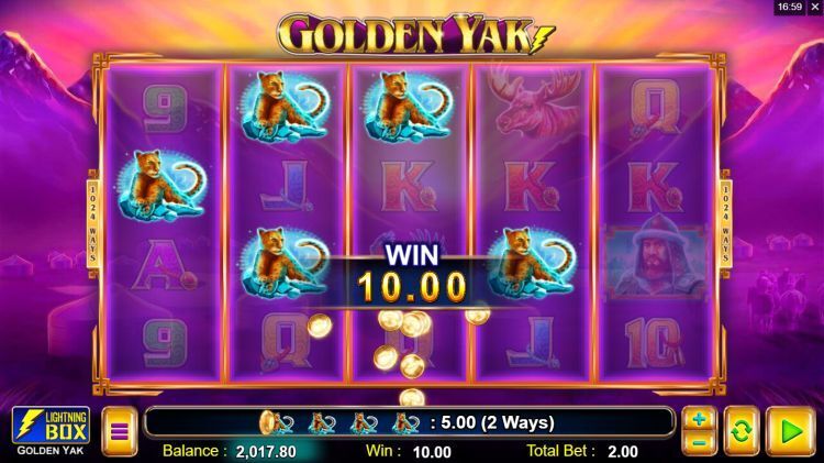 golden yak slot review