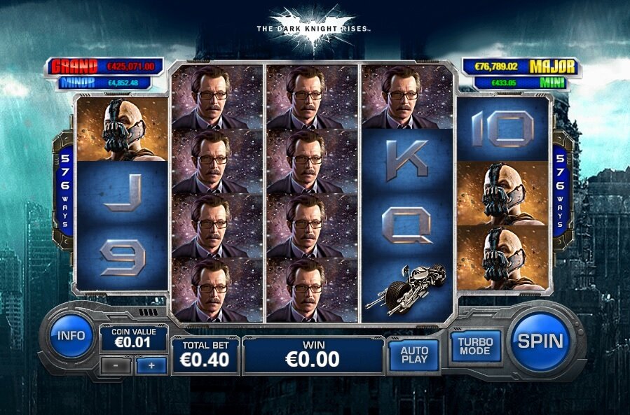 Playtech - the dark knight rises gokkast
