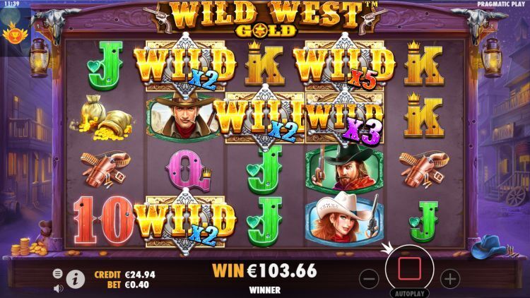 Pragmatic Play Wild West Gold slot bonus win
