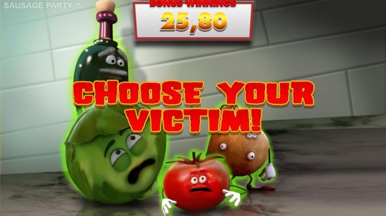 Sausage party slot review bonus win