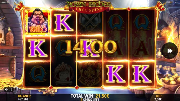 Sheriff of Nottingham slot isoftbet free spins