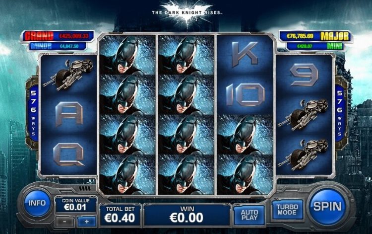 The Dark Knight Rises gokkast review Playtech