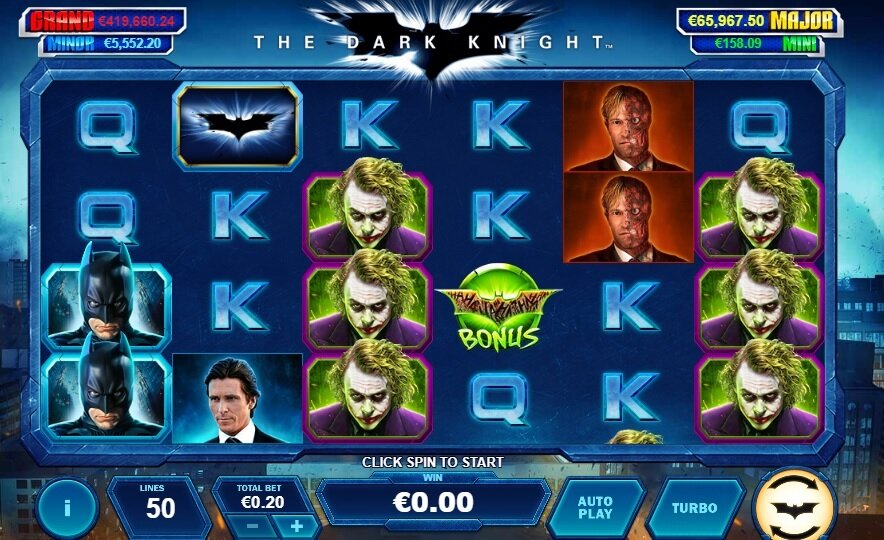 The Dark Knight gokkast