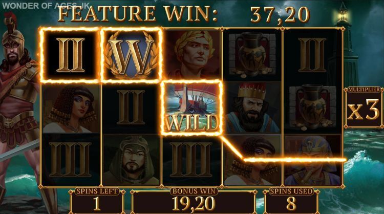 Wonder of Ages gokkast feature gameplay