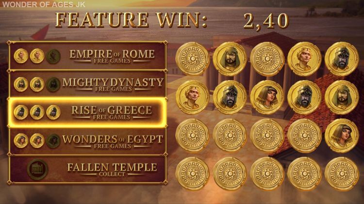 Wonder of Ages online slot Free Spins
