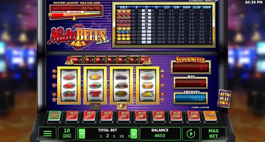 multi bells arcade gokkast stakelogic