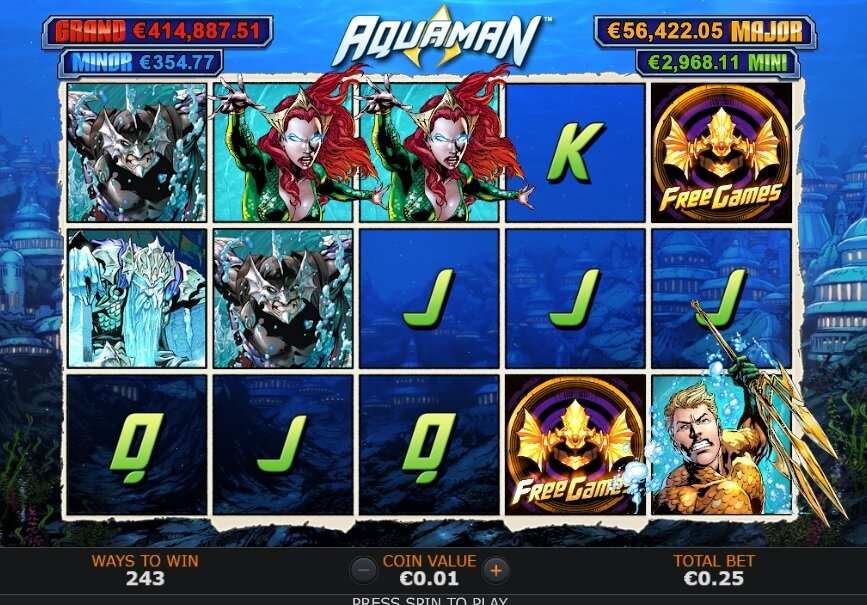 playtech - aquaman
