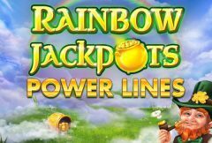 Slots - rainbow-jackpots-power-lines logo