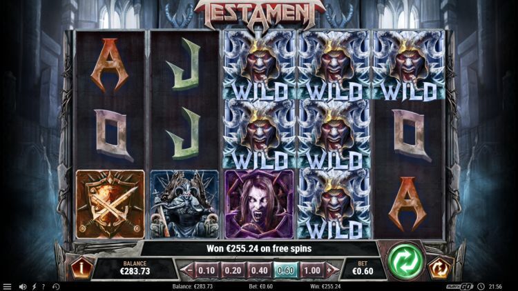 testament slot play n go review