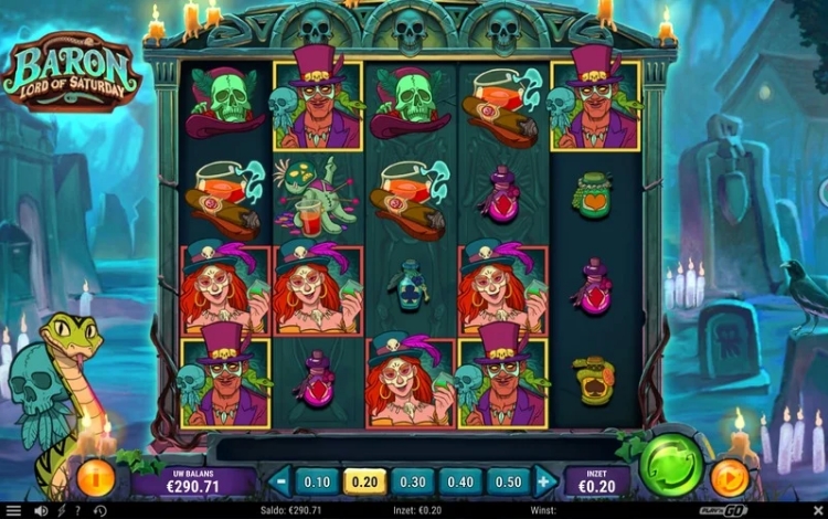 Play'n GO Baron Lord of Saturday Gameplay