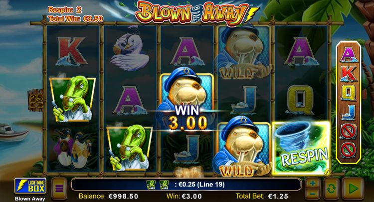Blown Away slot review feature