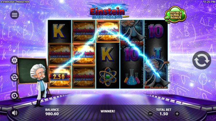 Einstein eureka moments deluxe slot review