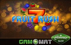 Slots - Fruit Rush gokkast gamomat logo