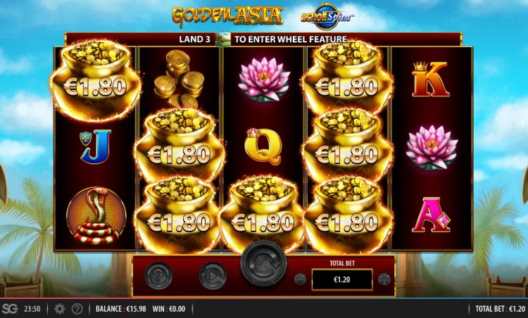 Golden Asia slot bonus trigger