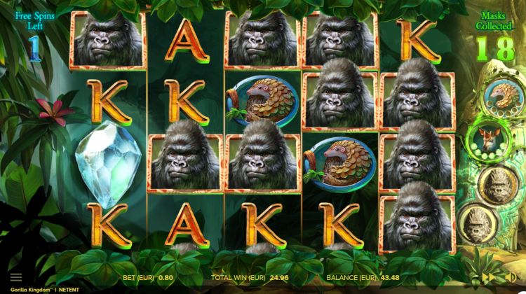 Gorilla Kingdom gokkast Free Spins