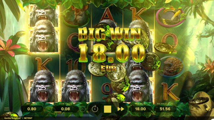 Gorilla-Kingdom-slot netent big win