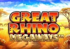Slots - Great Rhino Megaways slot logo