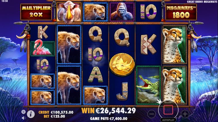 Great Rhino Megaways slot review free spins
