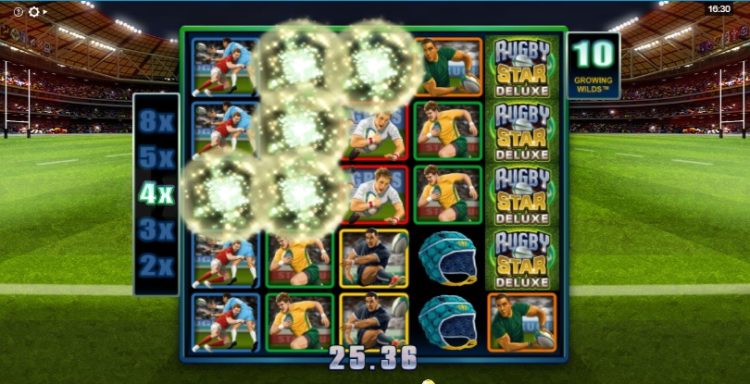 Rugby Star Deluxe slot Free Spins