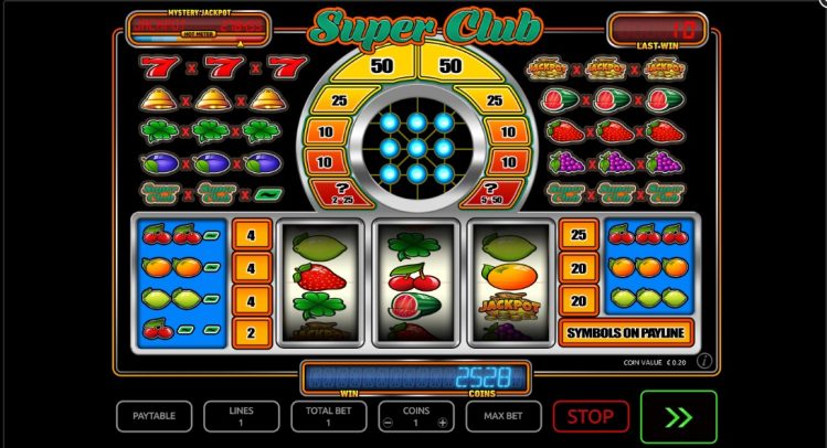 Super Club online fruitautomaat