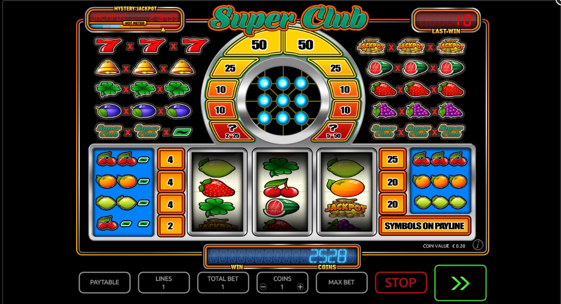 Super Club fruitkast