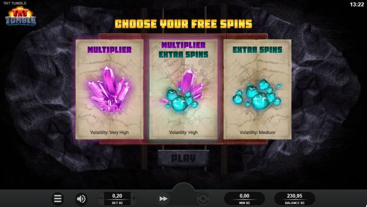 TNT Tumble slot Free Spins bonus
