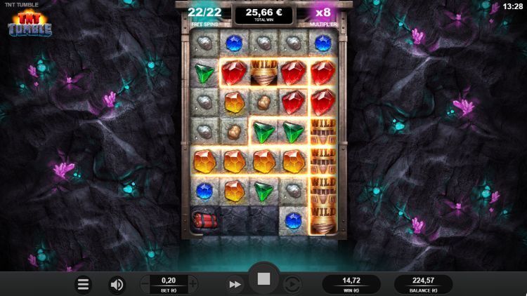 TNT Tumble online slot bonus gameplay