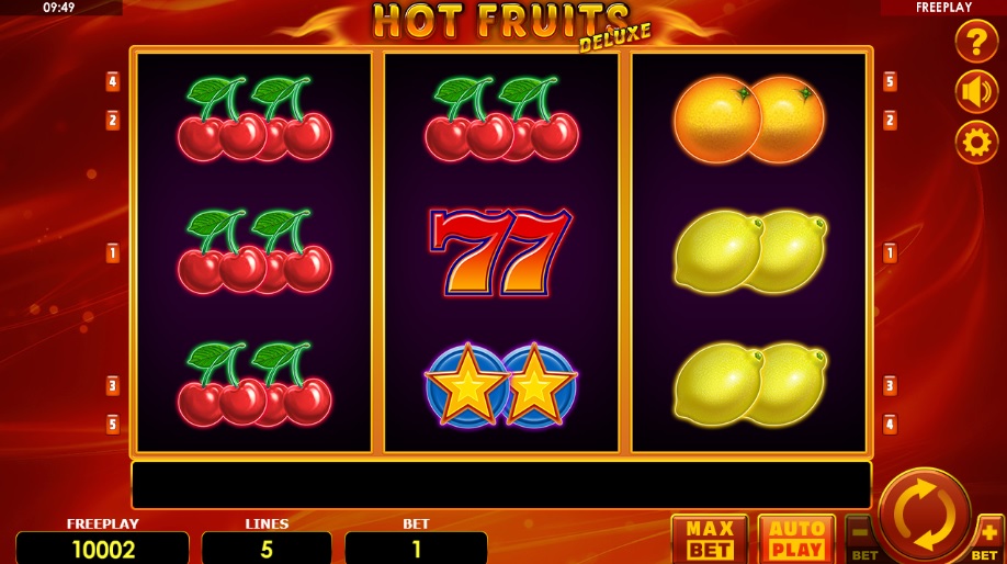 amatic - hot fruits deluxe slot