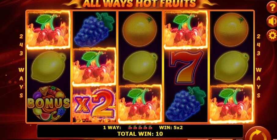 All Ways Hot Fruits gokkast