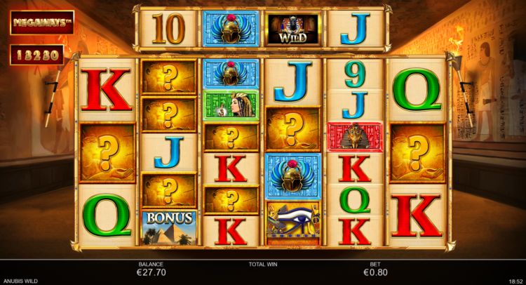 Anubis Wild Megaways slot mystery win