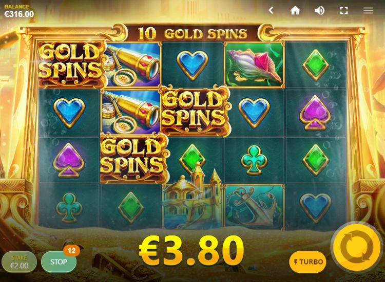 Atlantis slot review Red Tiger free spins trigger