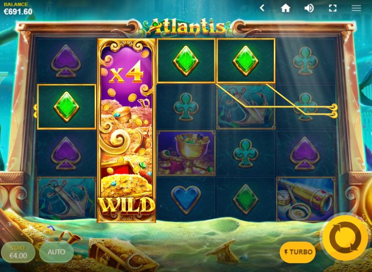 Atlantis slot review Red Tiger win