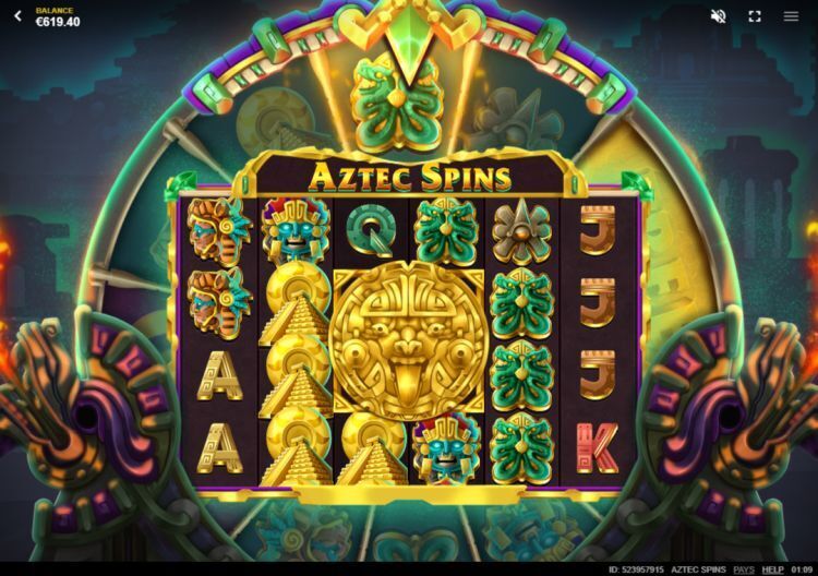 Aztec spins slot review feature