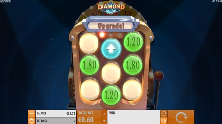 Diamond Duke gokkast bonus win upgrade