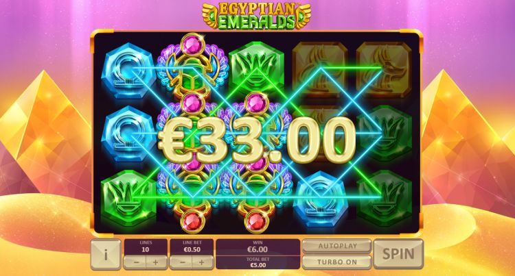 Egyptian Emeralds slot review win