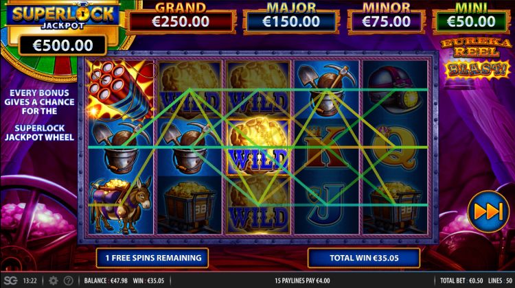 Eureka Reel Blast online slot Free Spins